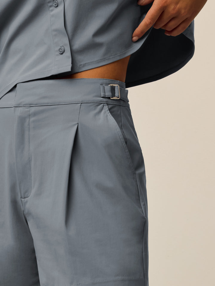 Tablier femme texan avec nœuds bleu 78% Polyester 18% Rayonne 4% Élasthanne