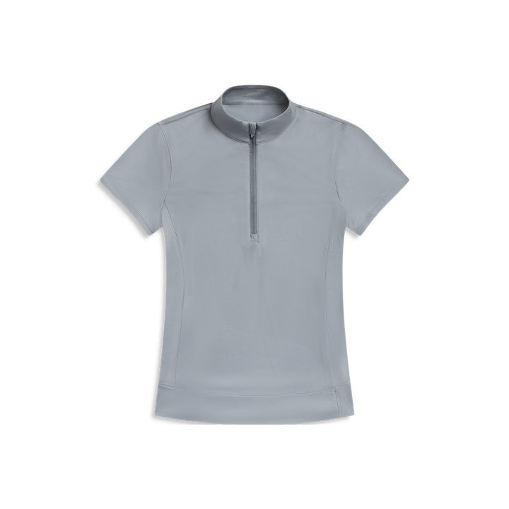 Womens Halley Short Sleeve Quarter-Zip - Lightweight Athletic