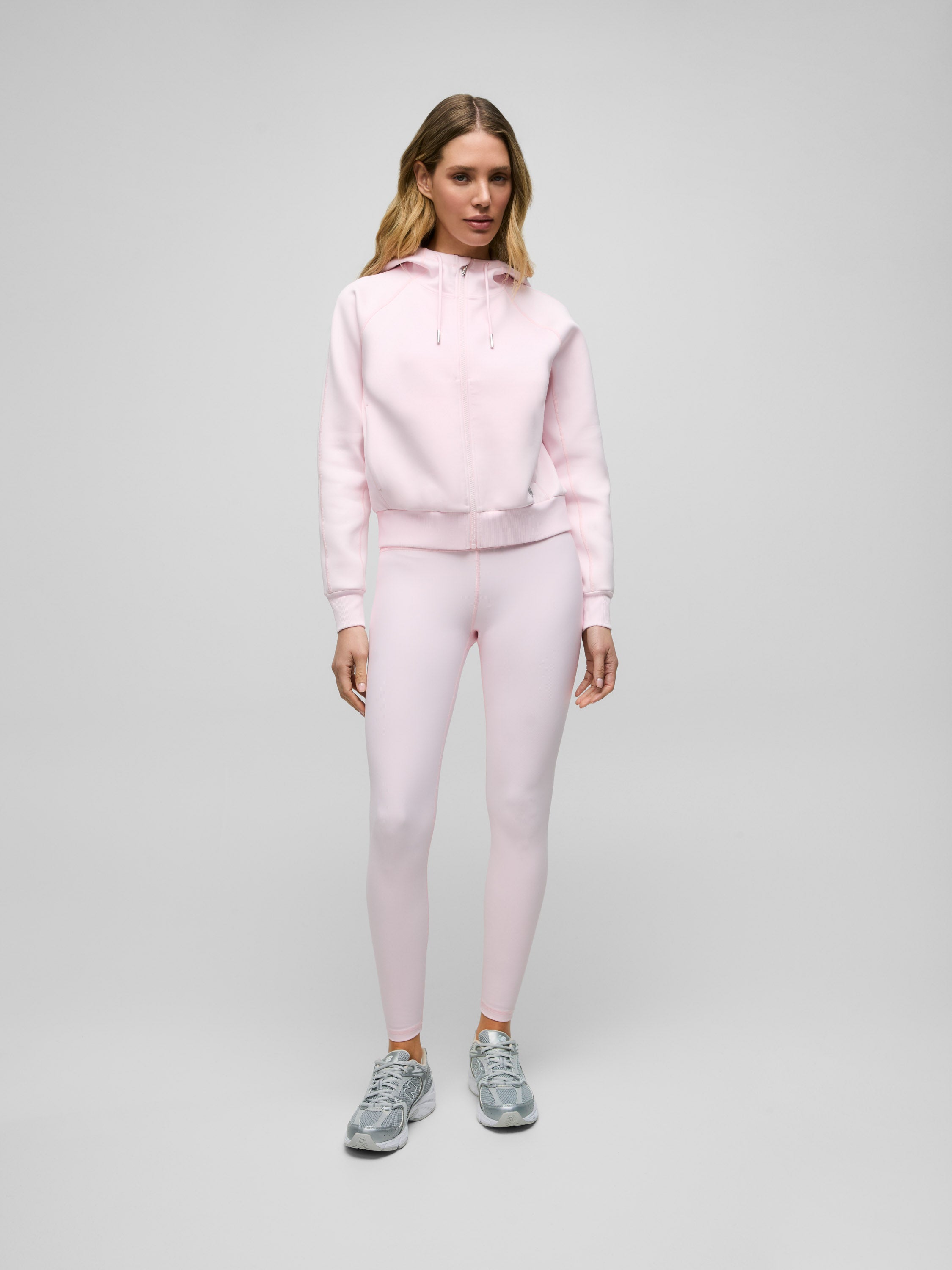 Womens Kristina Full-Zip Hoodie - Midweight Cropped Athletic