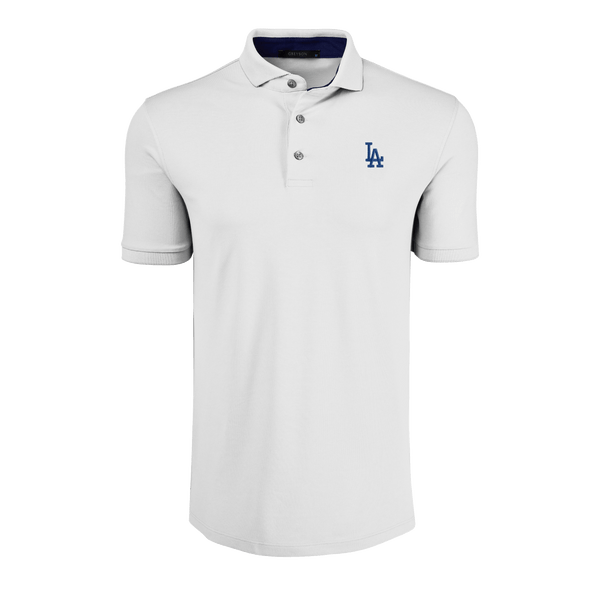 Mens Los Angeles Dodgers Crowley Short Sleeve Polo - Performance