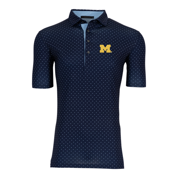 Mens University of Michigan Icon Polo | Greyson Clothiers