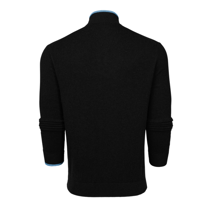 Mens Sebonack Quarter-Zip Sweater - Midweight Wool-Cashmere Blend Mens Sebonack Quarter-Zip Sweater - Midweight Wool-Cashmere Blend