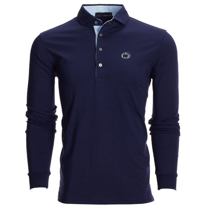 Mens Penn State Apache Long Sleeve Polo Greyson Clothiers