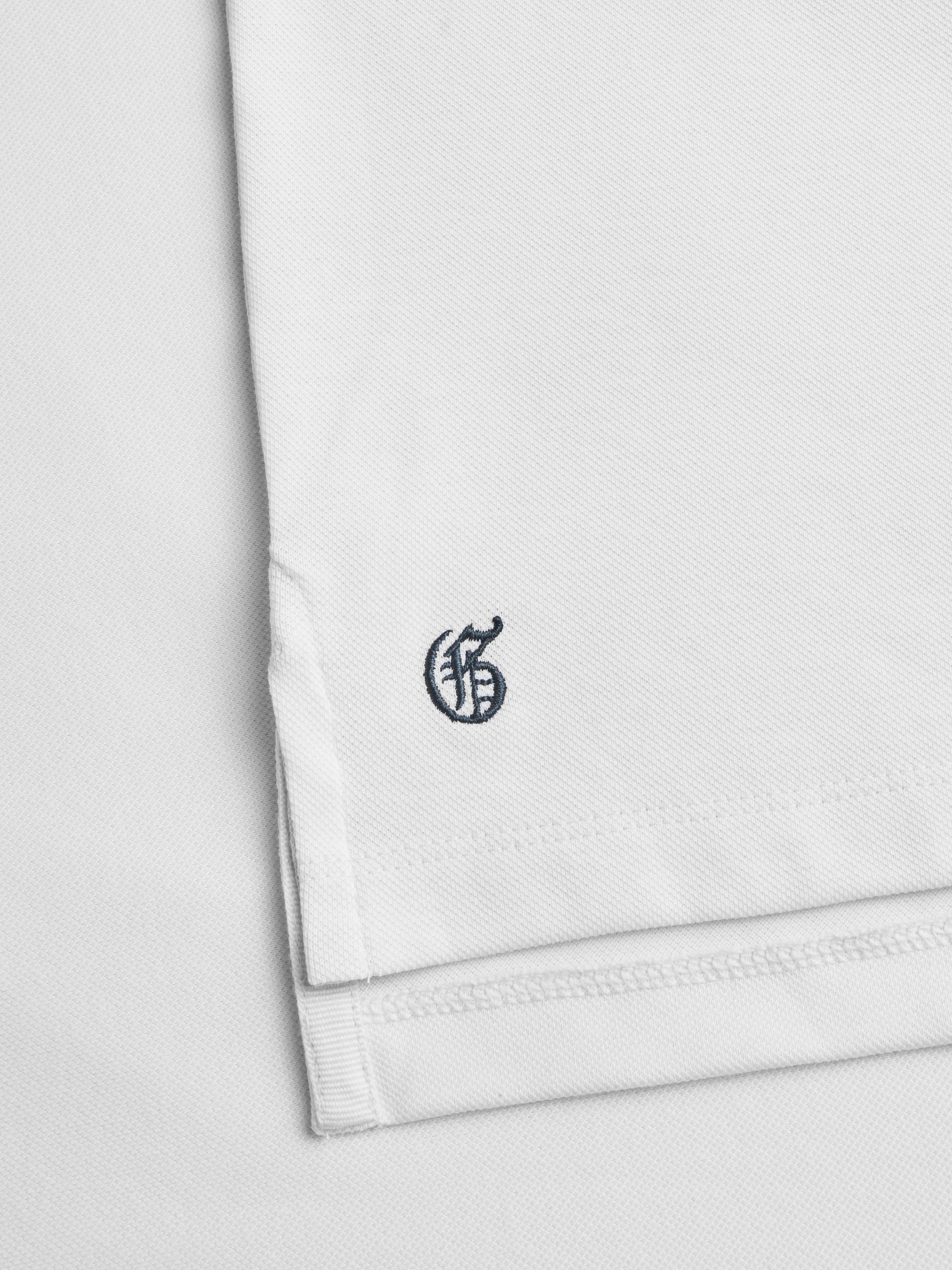 Mens Omaha Short Sleeve Polo - Cotton Blend Pique Polo with Spread