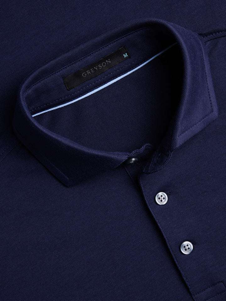 Men's Omaha Polo Shirt (Arctic) in White, Size Medium by Greyson Clothiers