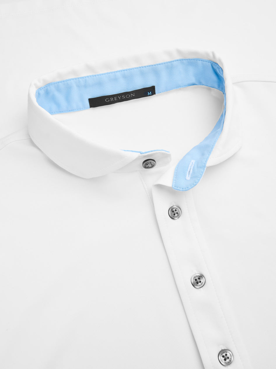 Men's Tala Polo Shirt in Blue, Size 2XL by Greyson Clothiers