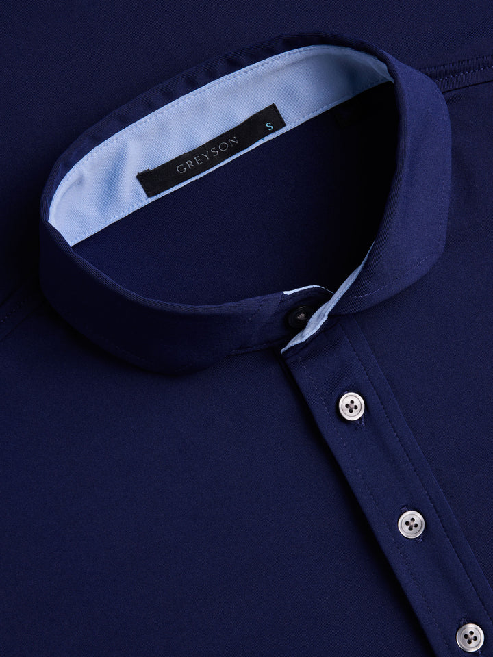 dress collar polo Mens Tala Short Sleeve Polo - Performance Stretch Polo with Spread Collar