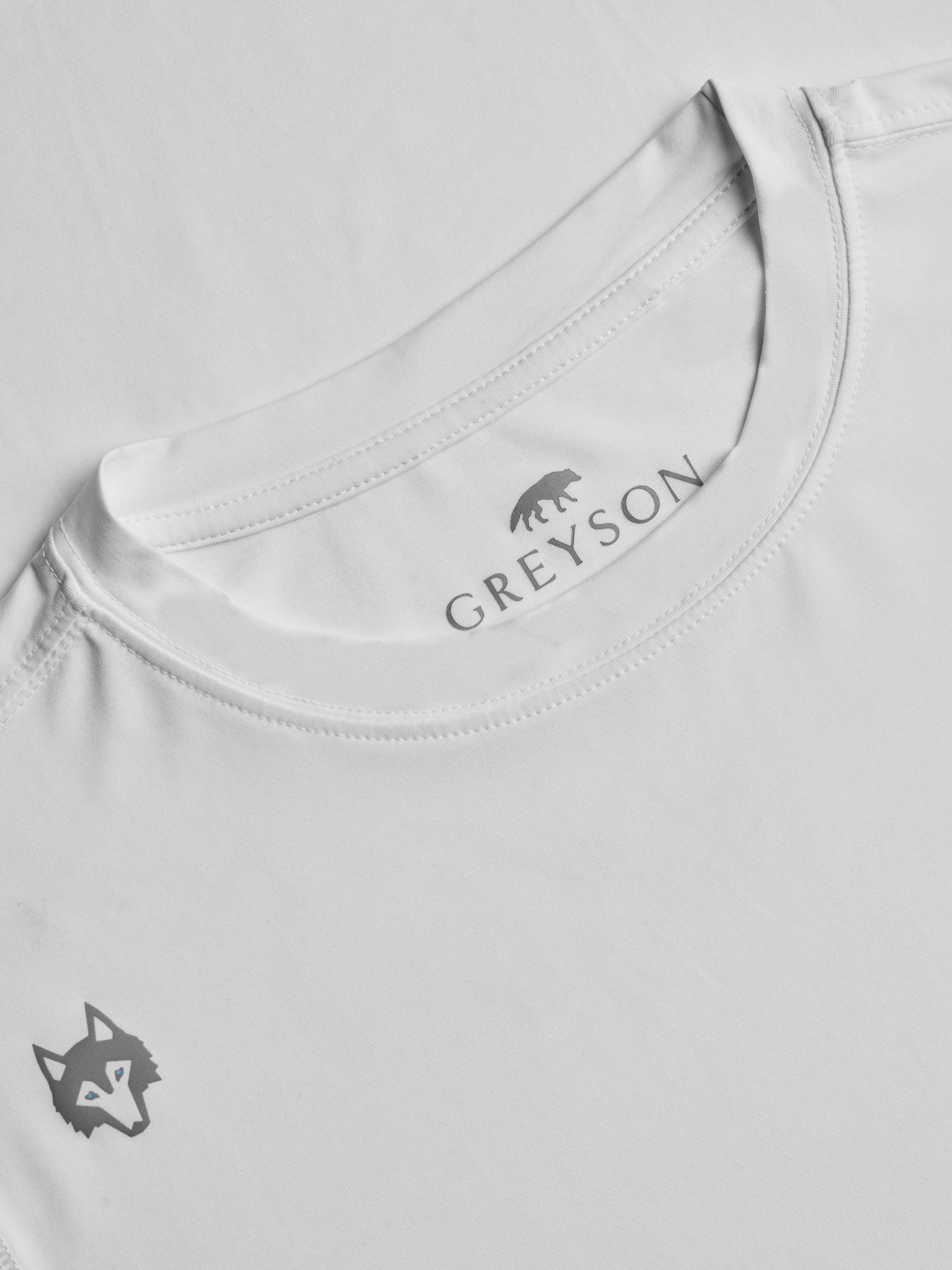 GREYSON グレイソン　長袖 Tシャツ　S 白 Mens Guide Sport Long Sleeve Tee - Cooling Moisture-Wicking