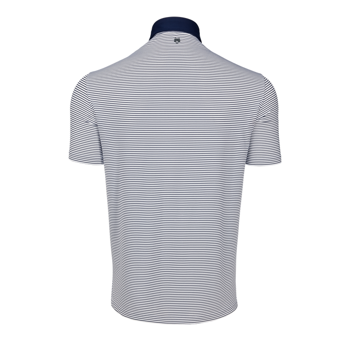 Mens Aurora Short Sleeve Polo - Performance Striped Polo with