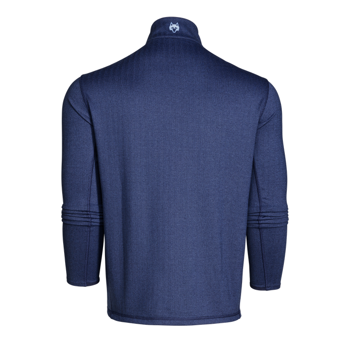 Mens Colorado Herringbone Quarter-Zip - Midweight Performance Mock