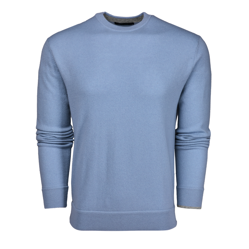 Mens Tomahawk Cashmere Crewneck Sweater - 100% Lightweight