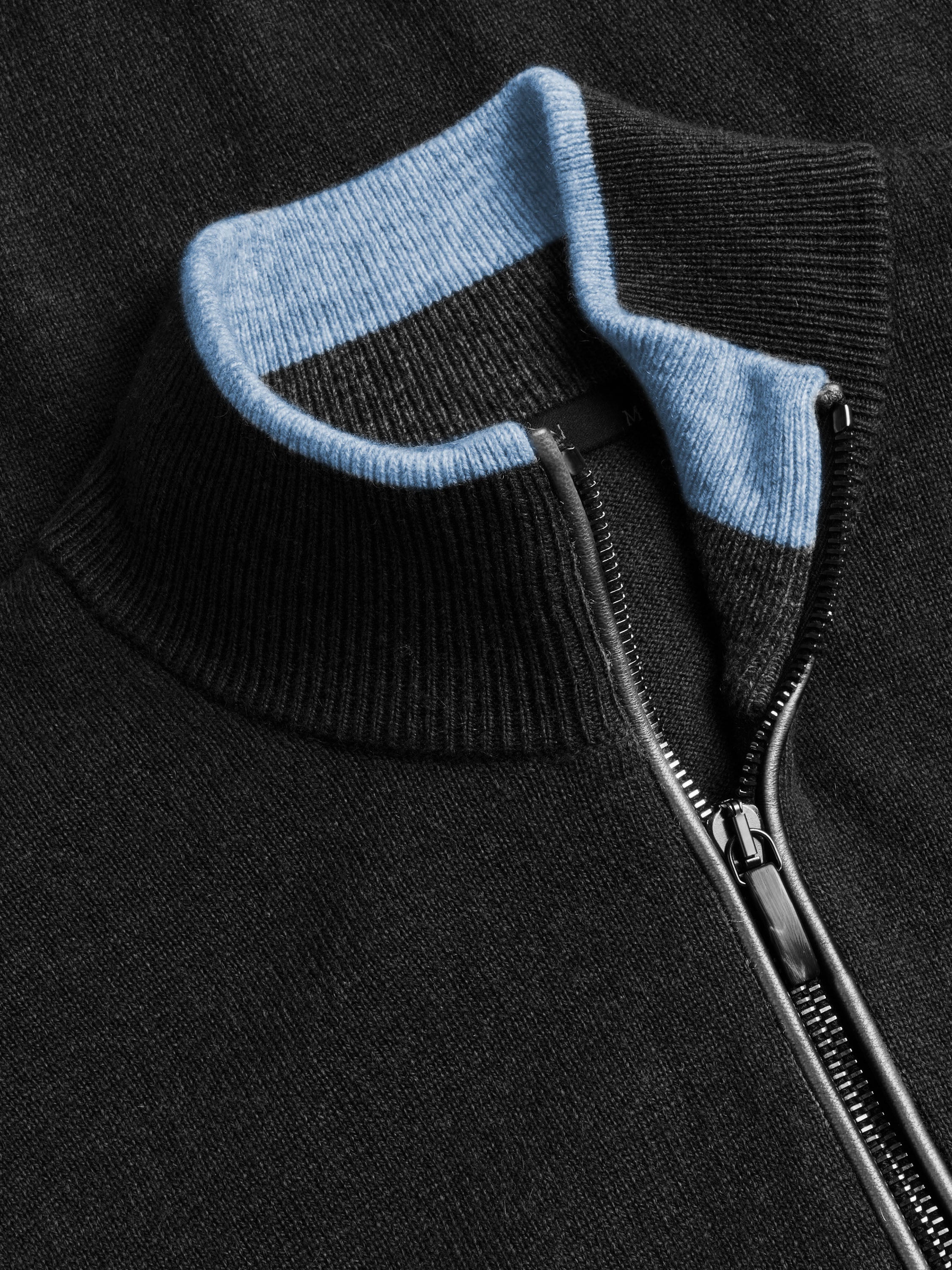Mens Sebonack Quarter-Zip Sweater - Midweight Wool-Cashmere Blend