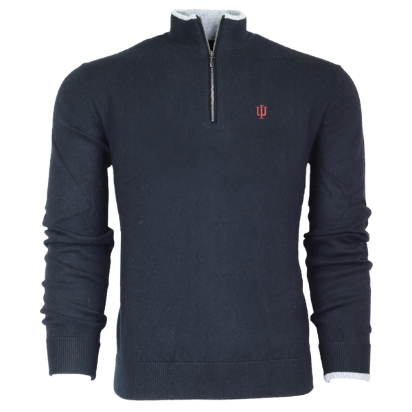 Mens Indiana Sebonack Quarter-Zip Sweater | Greyson Clothiers