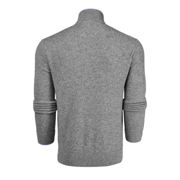 Greyson Clothiers Sebonack Quarter-Zip Sweater (Light Grey Heather)