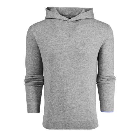 Mens Koko Sweater Hoodie - Premium Wool-Cashmere Hooded Sweater