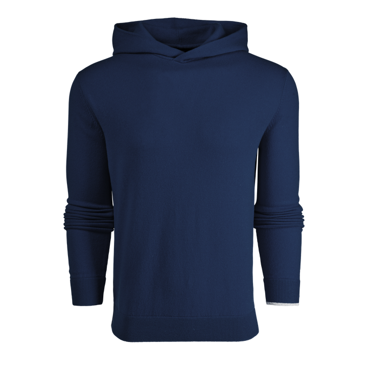 Mens Koko Sweater Hoodie - Premium Wool-Cashmere Hooded Sweater