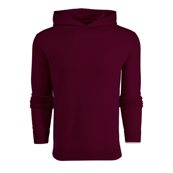 Mens Koko Sweater Hoodie - Premium Wool-Cashmere Hooded Sweater