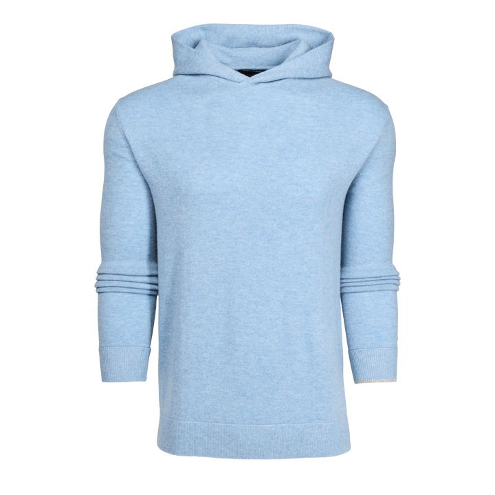 Mens Koko Sweater Hoodie - Premium Wool-Cashmere Hooded Sweater