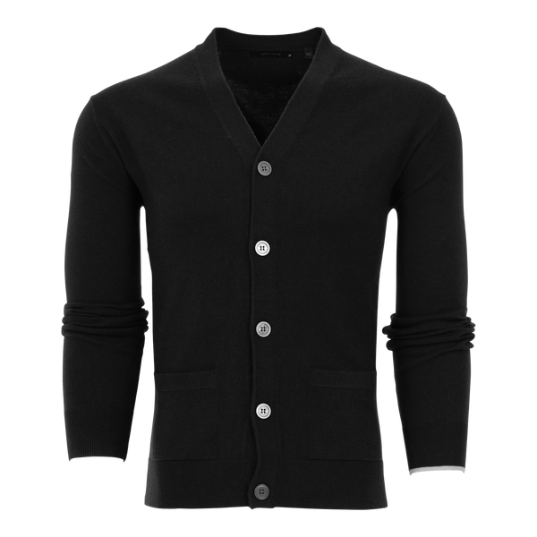 トップス 60's Gilison Black Acrylic Cardigan M Alex_Mill_Nico_Cardigan_Black_