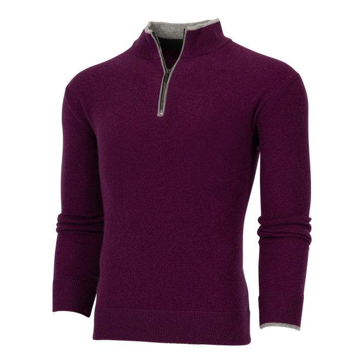 Purple quarter zip sweater online