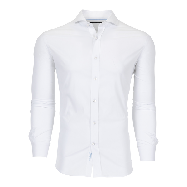 Men's Woodward Shirt in White, Size Large by Greyson Clothiers
