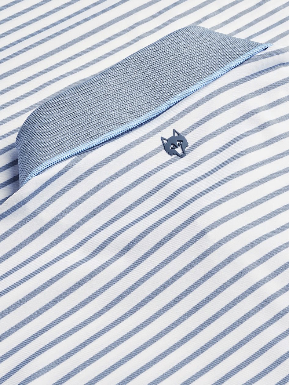 Greyson Clothiers Ticonderoga Polo in ARCTIC/MOONSTONE