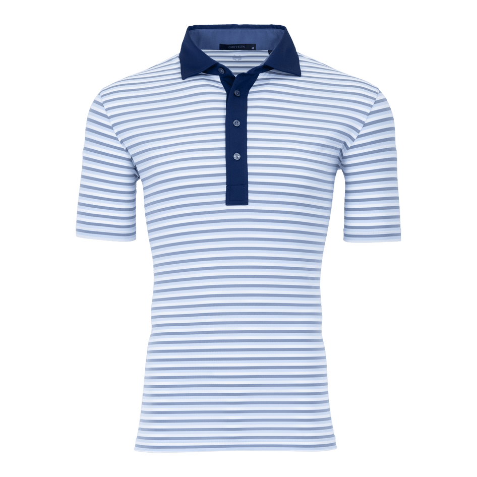 Greyson Clothiers Merrimack Polo in MOONSTONE/ASH/ARCTIC