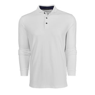 Greyson Clothiers Cherokee Long Sleeve Polo in ARCTIC