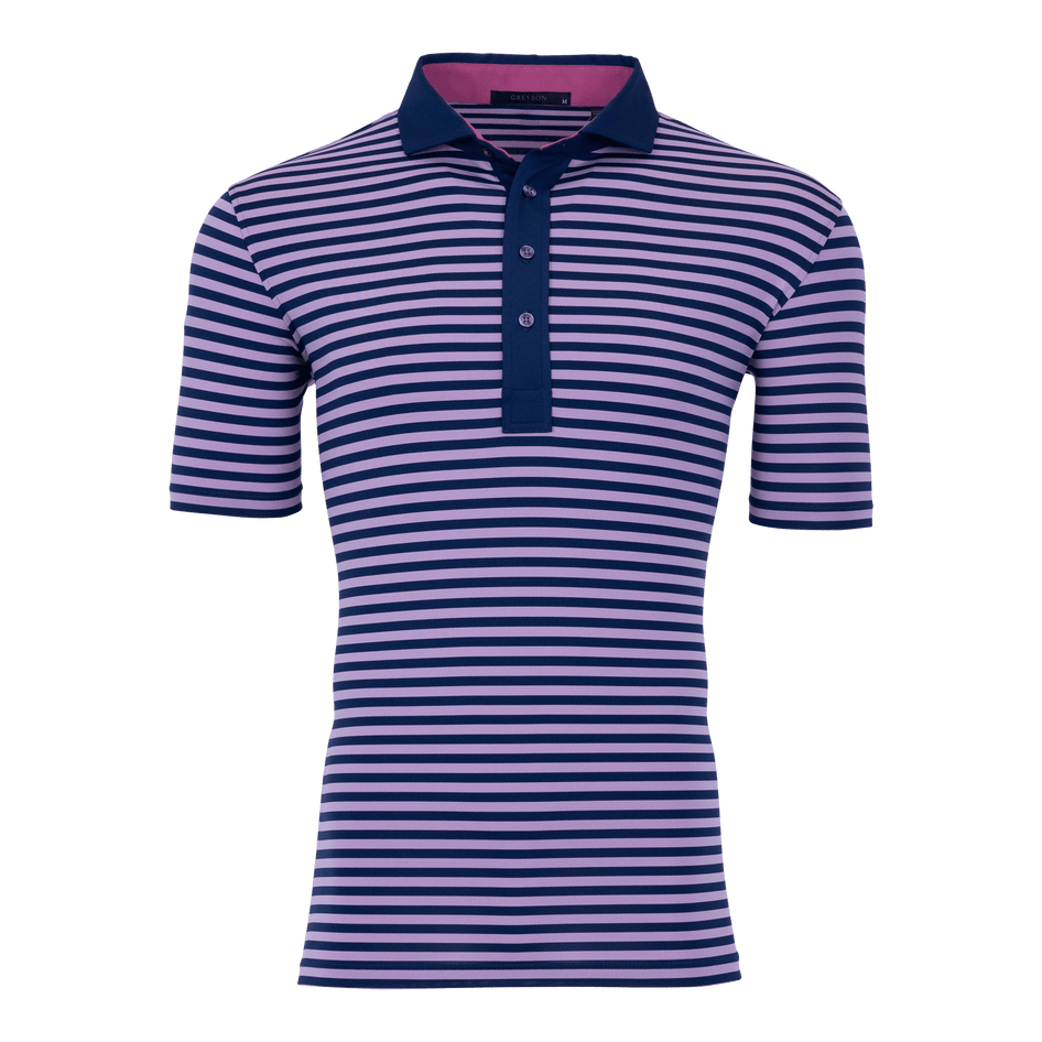 Greyson Clothiers Nord Polo in WILLOWHERB/MALTESE BLUE