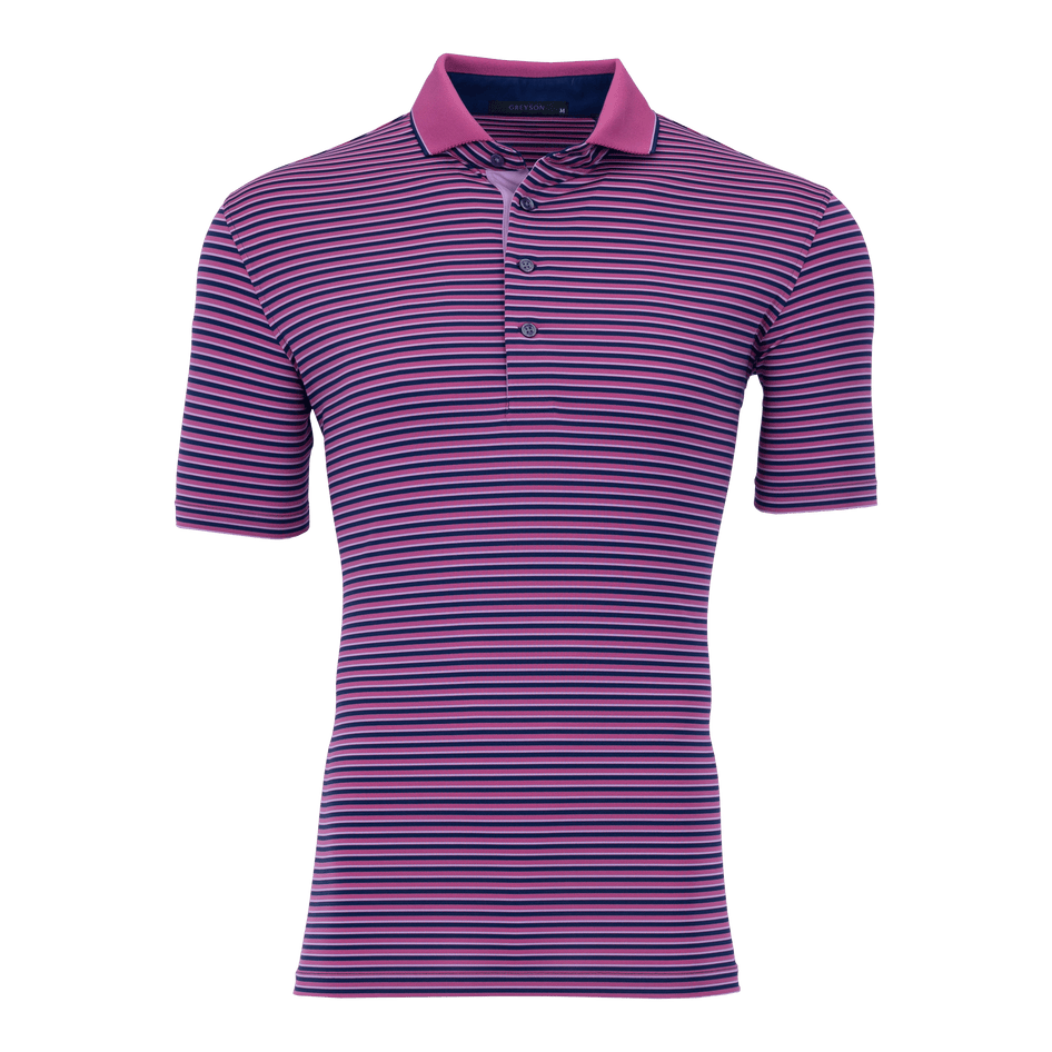 Greyson Clothiers Sandur Polo in COSMIC/MALTESE BLUE/WILLOWHERB