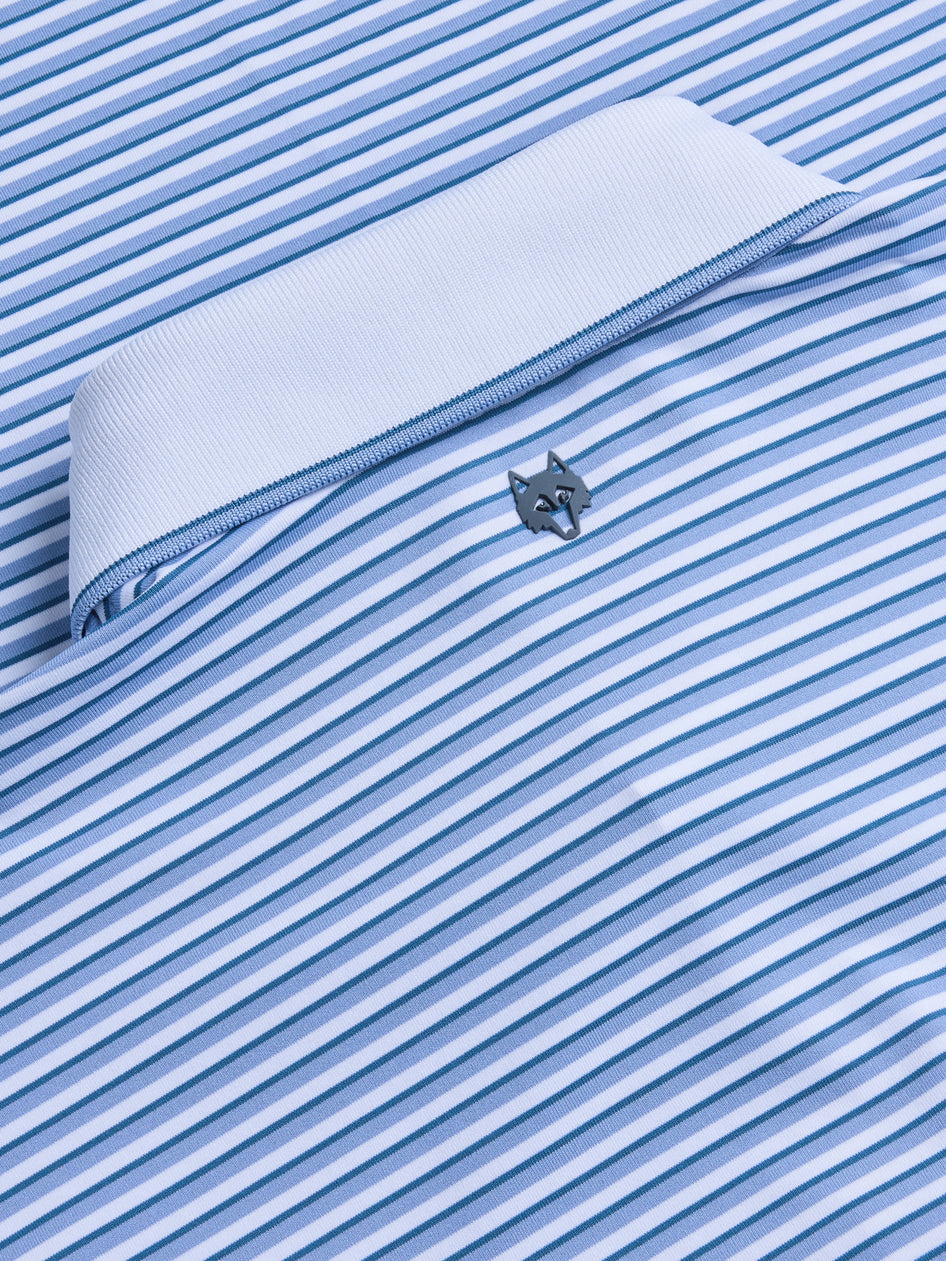 Greyson Clothiers Sandur Polo in CLOUD/ARCTIC/FJORD