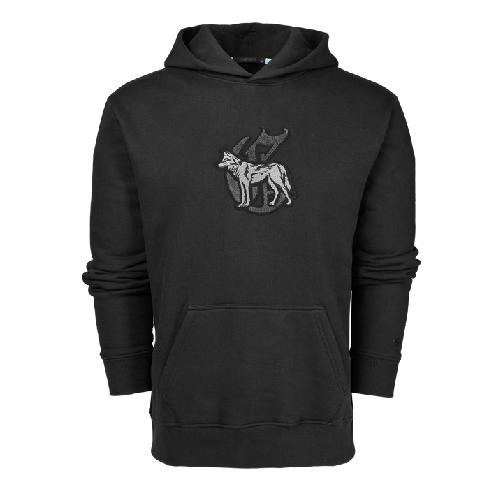 最終値下げ‼️ Greyson グレイソン パーカー wolf ロゴ 黒M（L） Greyson グレイソン パーカー wolf ロゴ 黒M（L）