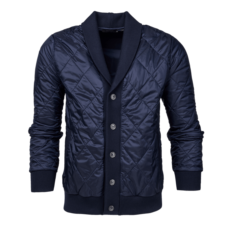 Greyson Clothiers Yukon X-Lite Cardigan in MALTESE BLUE