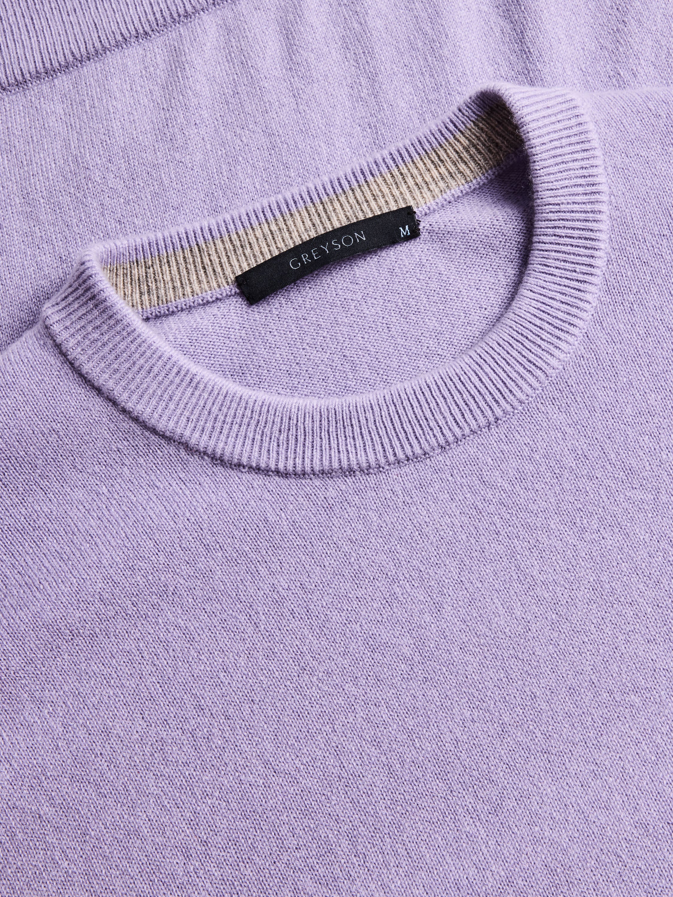 Mens Tomahawk Cashmere Crewneck Sweater - 100% Lightweight