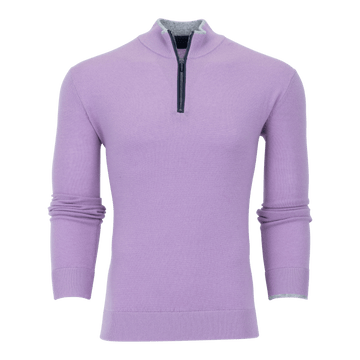 Greyson Clothiers Sebonack Quarter-Zip Sweater (Willowherb)