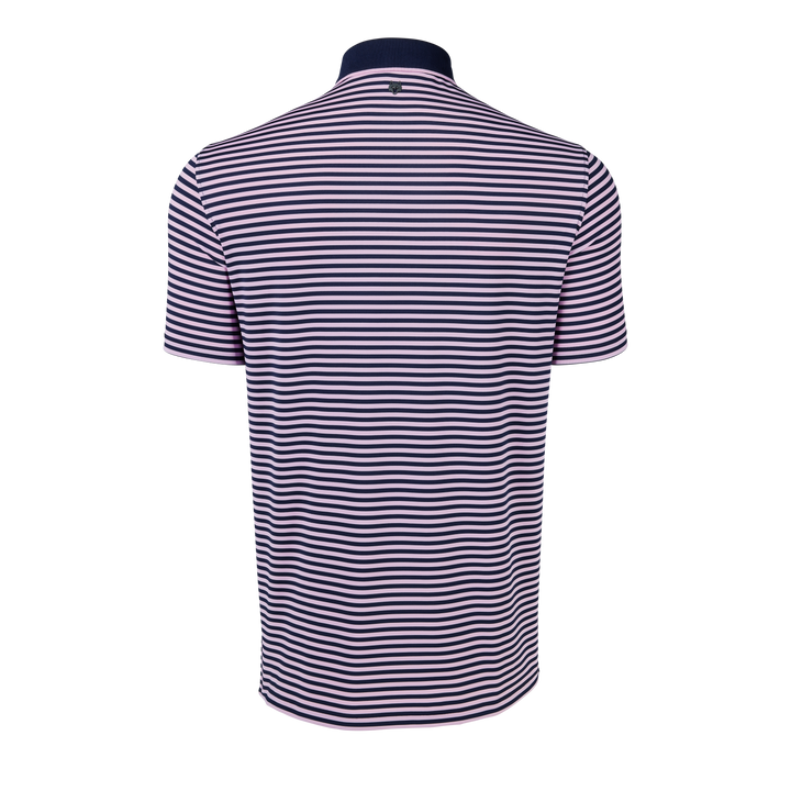 Mens Cypress Short Sleeve Polo - Performance Striped Polo with