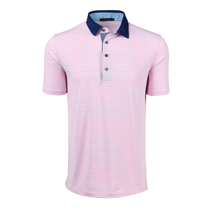 Mens Bixby Short Sleeve Polo - Performance Printed Polo with