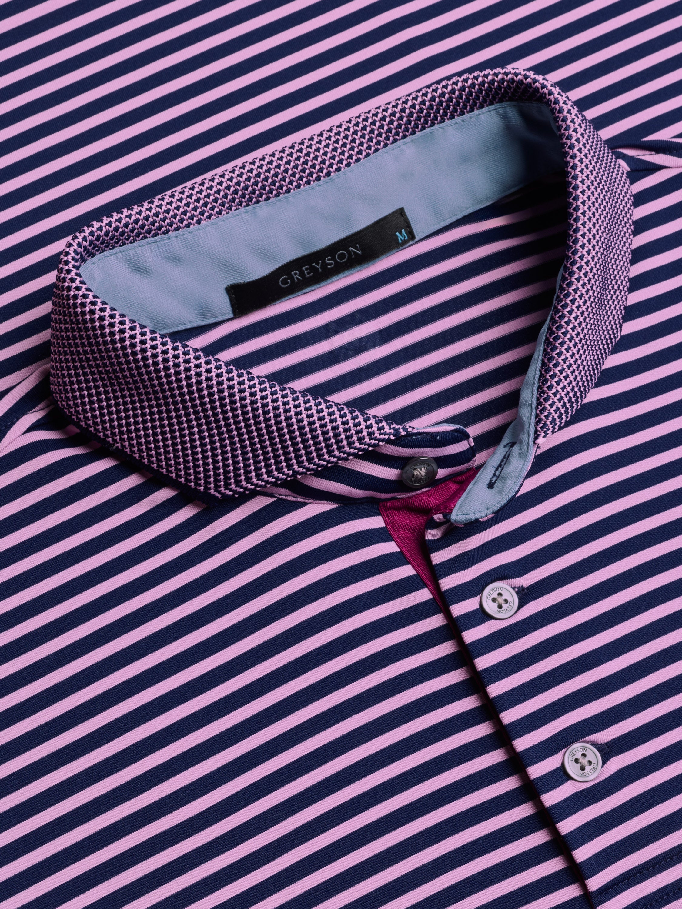 Mens Gannett Short Sleeve Polo - Performance Polo with Knit