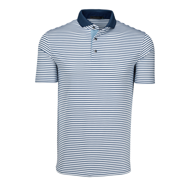 Mens Gannett Short Sleeve Polo - Performance Polo with Knit