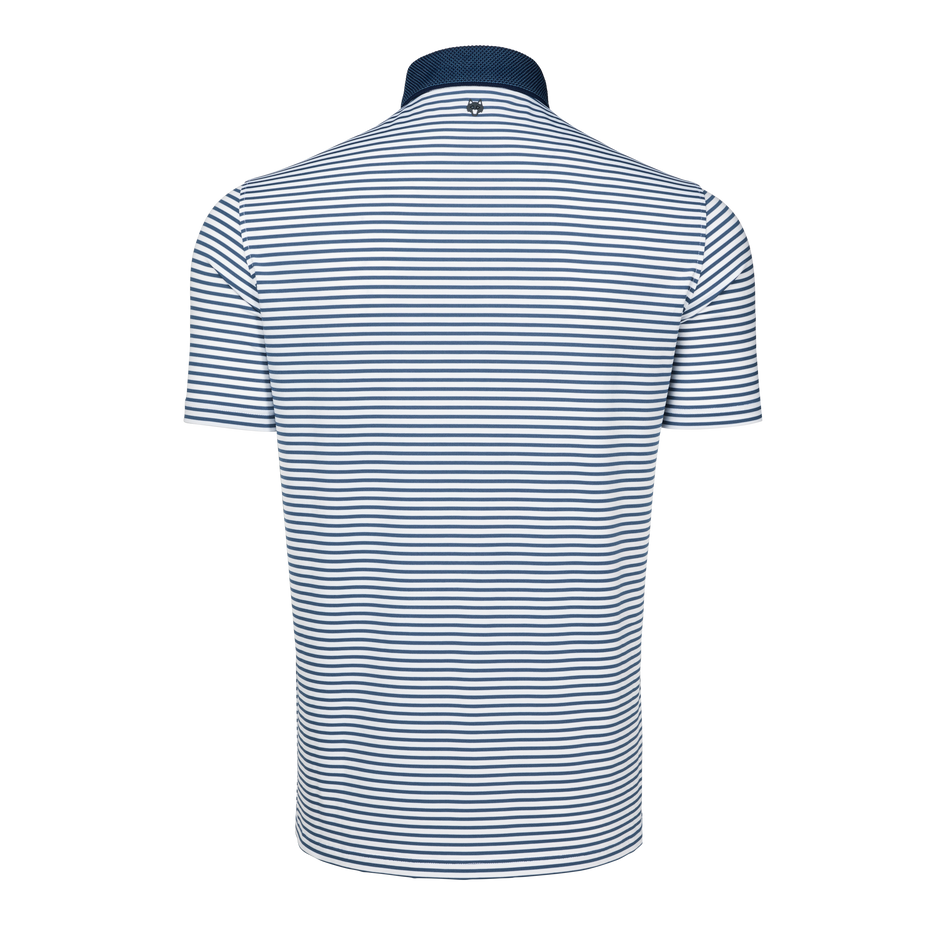GREYSON グレイソン　ボーダー　ポロシャツ　ゴルフウェア Mens Gannett Short Sleeve Polo - Performance Polo with Knit