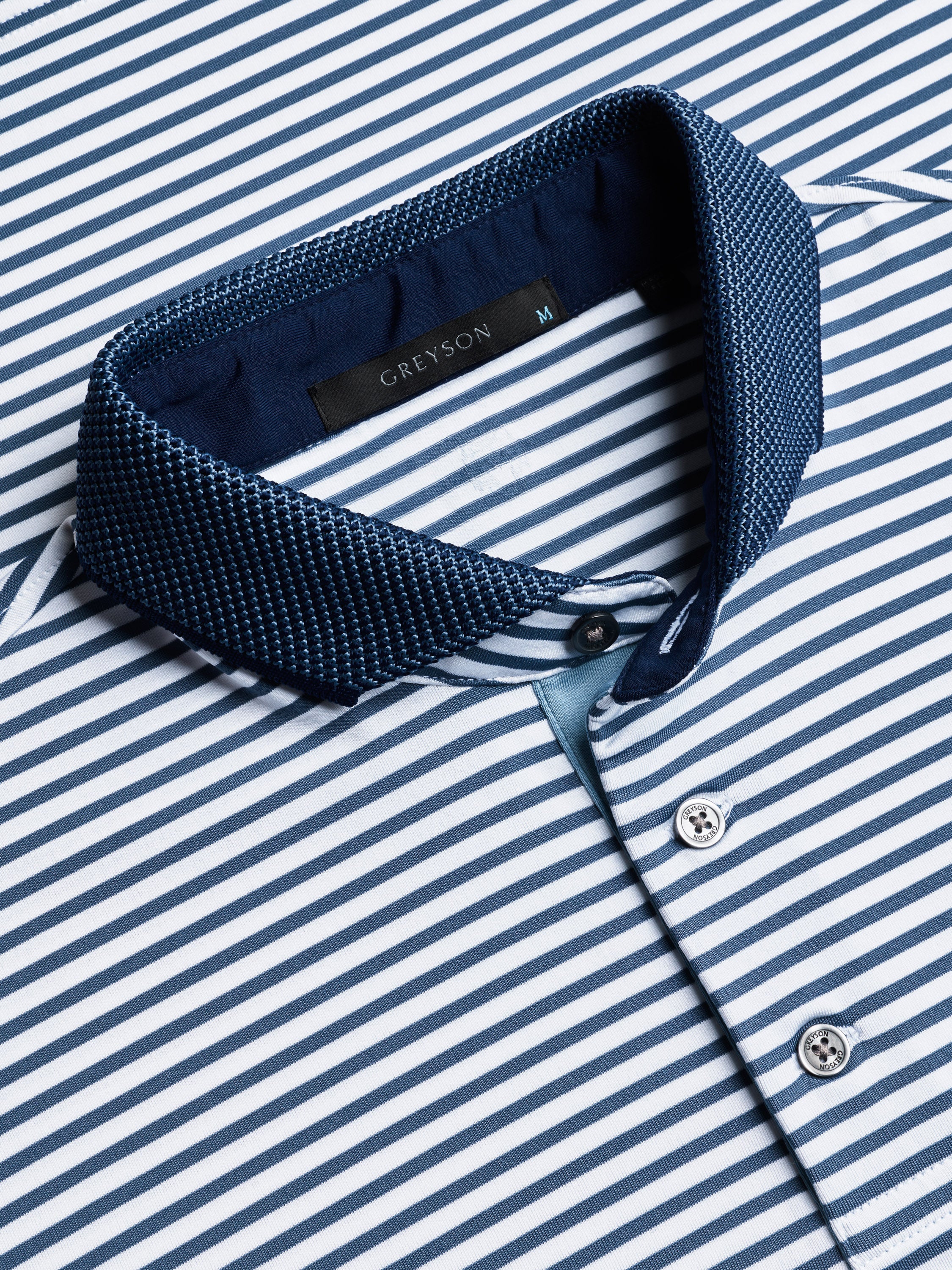 グレイソン　ポロシャツ　Ｍ Mens Gannett Short Sleeve Polo - Performance Polo with Knit