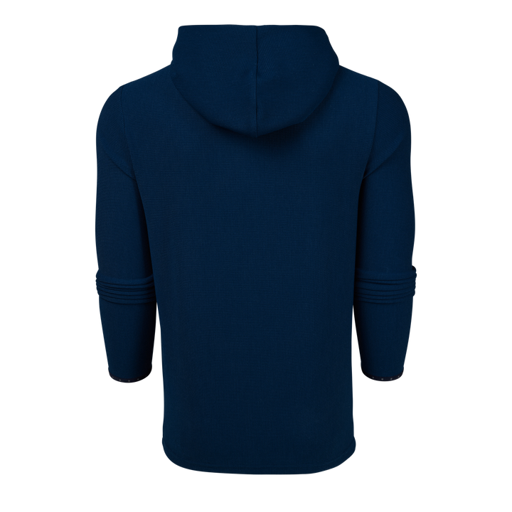 Mens Traverse Waffle Hoodie - Lightweight Stretch Hoodie