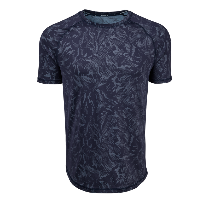 GREYSON グレイソン　濃紺　スポーツＴシャツ　表示Ｍ Men's Long Sleeve & Sleeveless Performance Workout Shirts
