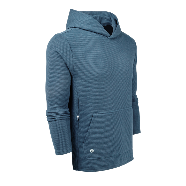 Mens Troy Hoodie - Textured Performance Hoodie with Stretch