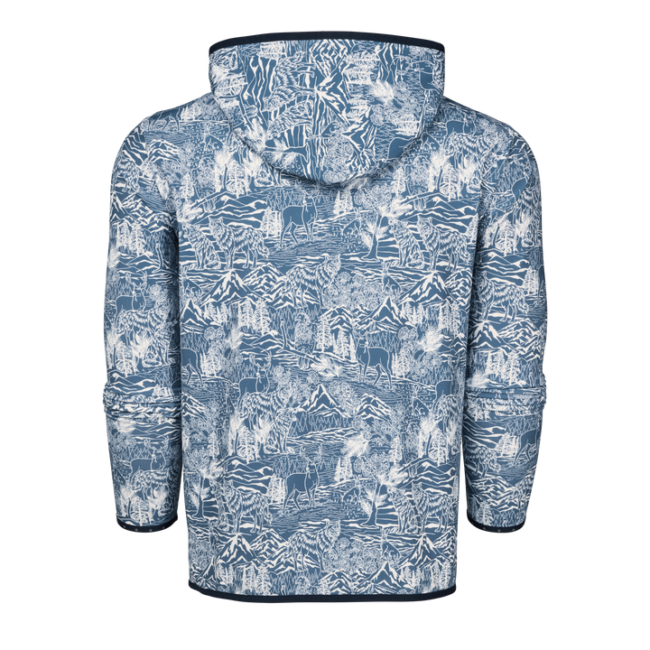 Mens Colorado In The Valley Hoodie - Printed Lightweight