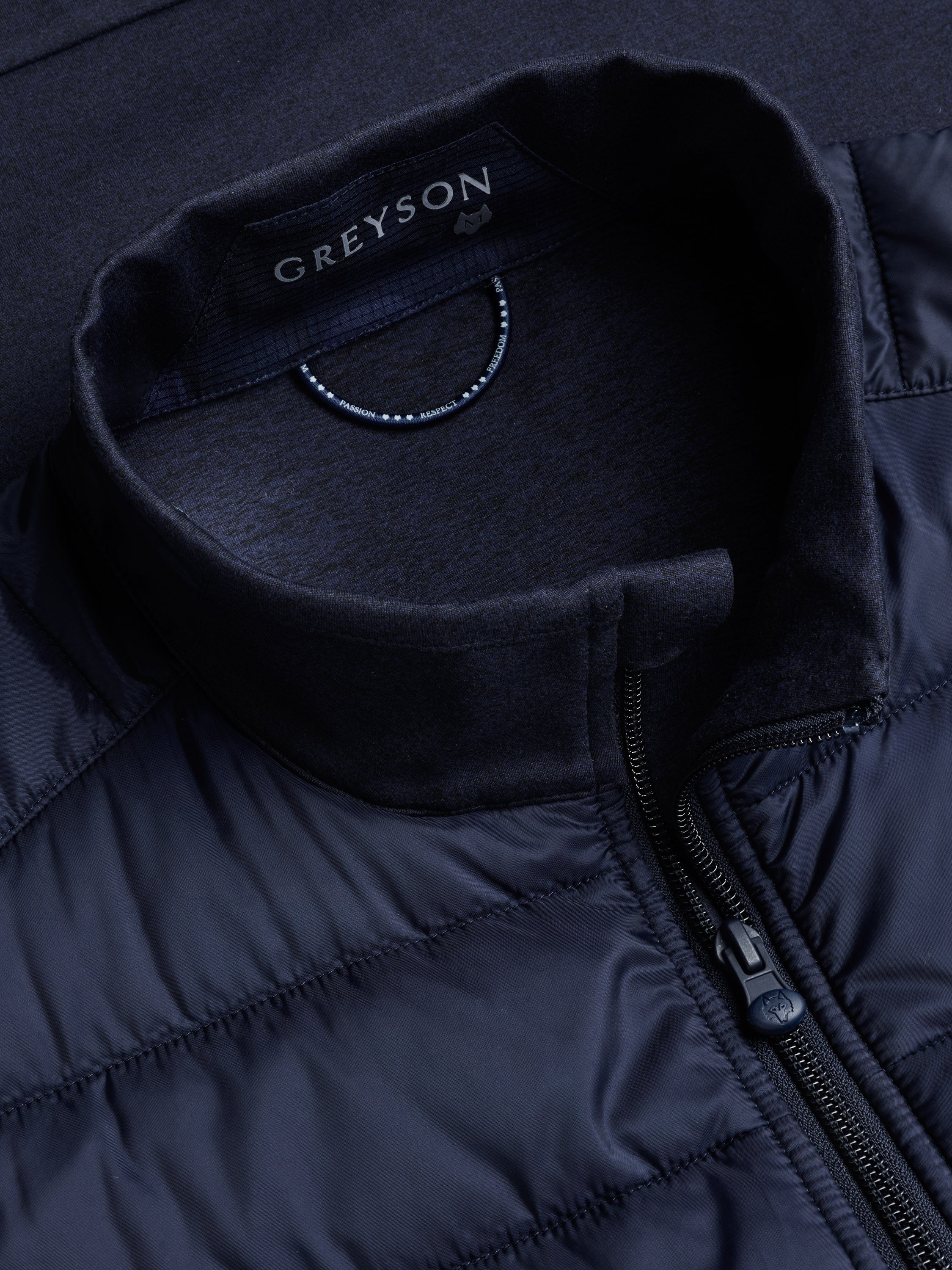 Mens Rhinebeck Hybrid Quarter-Zip Vest - Midweight Quilted