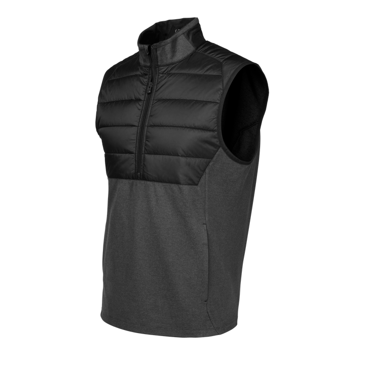 Mens Rhinebeck Hybrid Quarter-Zip Vest - Midweight Quilted Mens Rhinebeck Hybrid Quarter-Zip Vest - Midweight Quilted