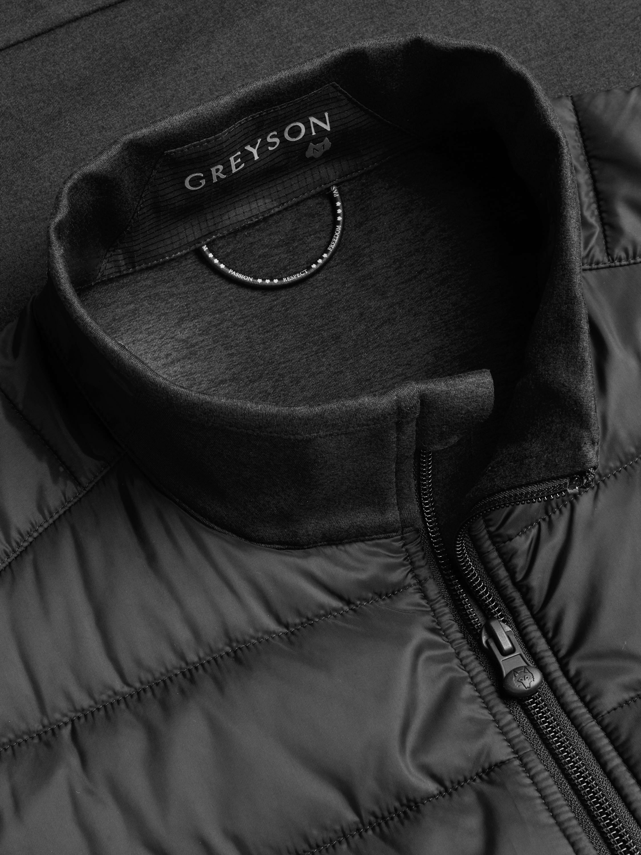 Mens Rhinebeck Hybrid Quarter-Zip Vest - Midweight Quilted