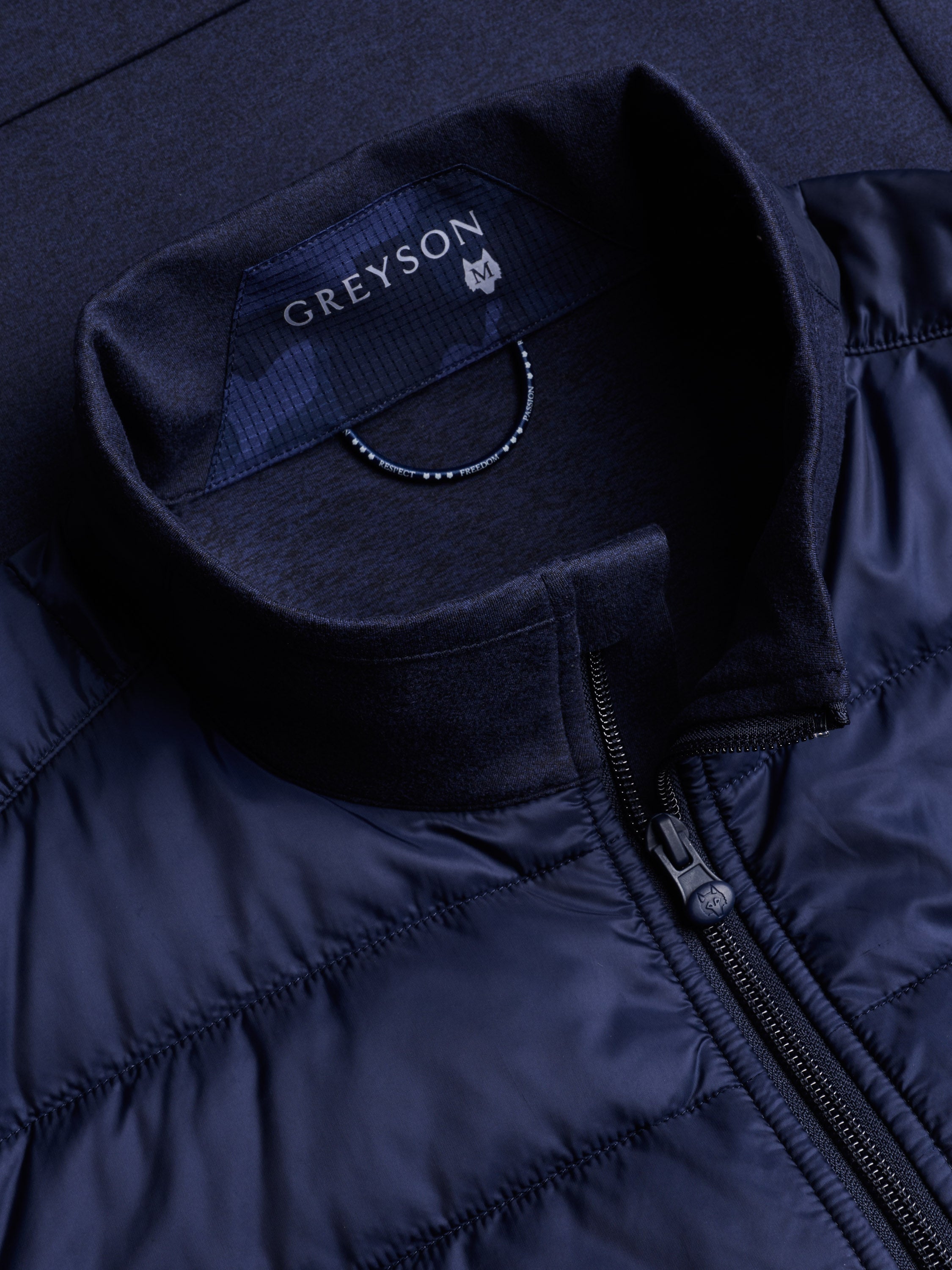 GREYSON グレイソン　ネイビー キルティング ブレザージャケット GREYSON グレイソン ネイビー キルティング ブレザージャケット