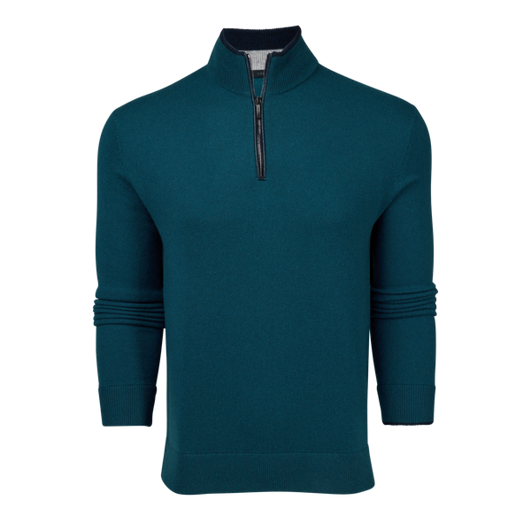Mens Sebonack Quarter-Zip Sweater - Midweight Cashmere and Mens Sebonack Quarter-Zip Sweater - Midweight Cashmere and